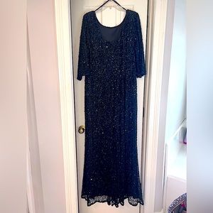 Black sequin Adrianna Papell dress